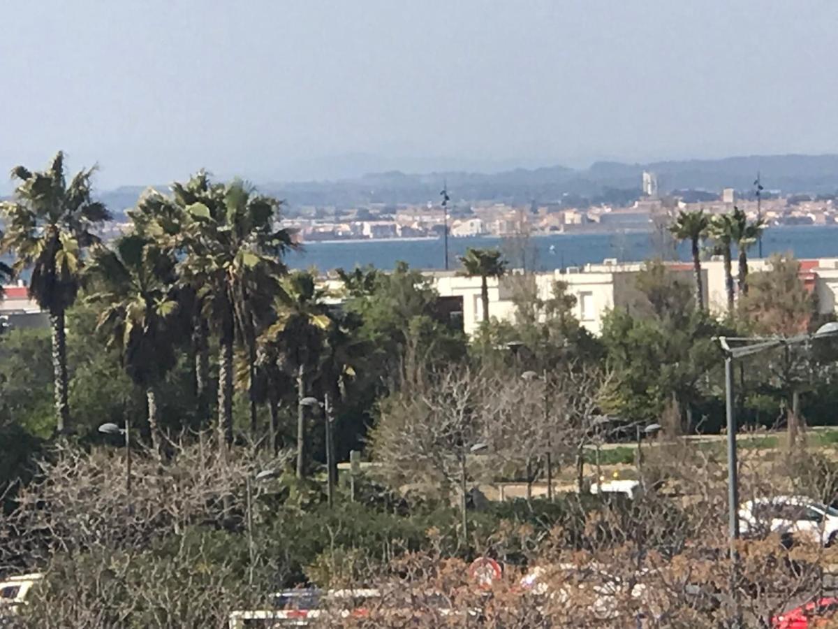 Charmant T2 Les Plages Dorees Vue Mer + Parking Sète Kültér fotó