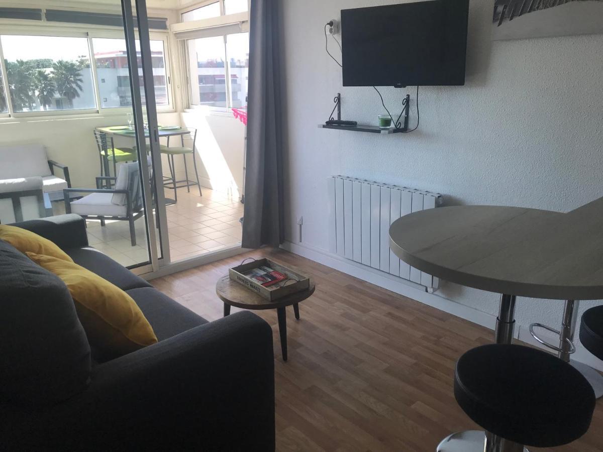 Charmant T2 Les Plages Dorees Vue Mer + Parking Sète Kültér fotó